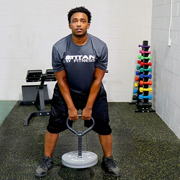 Titan Fitness Plate Loadable Kettlebell 5 Titan Fitness Plate Loadable Kettlebell - Image 5