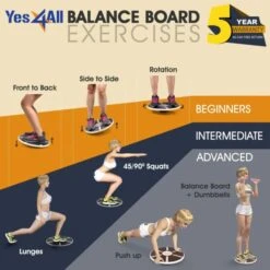 Yes4All Wooden Wobble Balance Board 9 Yes4All Wooden Wobble Balance Board -Fitness Equip Store 3f53d7190148675e3cd472fc826828c5 5d0a75755cc41 600x600 1