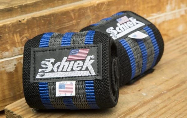 Schiek Blue Line Wrist Wraps 2 Schiek Blue Line Wrist Wraps - Image 2
