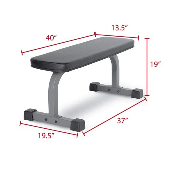 XMark Flat Weight Bench 2 XMark Flat Weight Bench - Image 2
