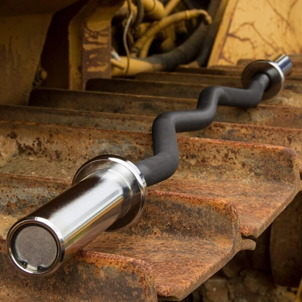 XMark Olympic EZ Curl Bar 2 XMark Olympic EZ Curl Bar - Image 2