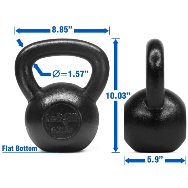 Yes4All Cast Iron Kettlebells 2 Yes4All Cast Iron Kettlebells - Image 2