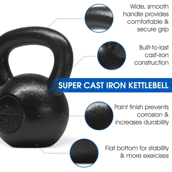 Yes4All Cast Iron Kettlebells 6 Yes4All Cast Iron Kettlebells - Image 6