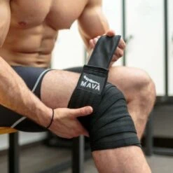 Mava Sports Knee Wraps -Fitness Equip Store a60937eba57758ed45b6d3e91e8659f3 5d0a7525ed7bc 600x600 1