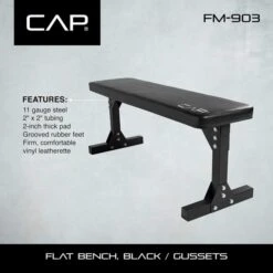 CAP Barbell Flat Utility Weight Bench -Fitness Equip Store b427426b8acd2c2e53827970f2c2f526 5d0a757766668 600x600 1
