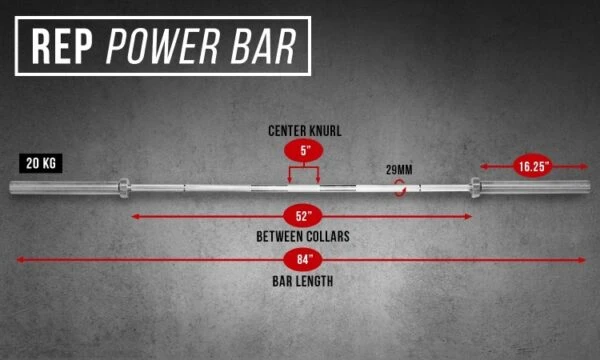 REP Stainless Steel Power Bar V2 2 REP Stainless Steel Power Bar V2 - Image 2
